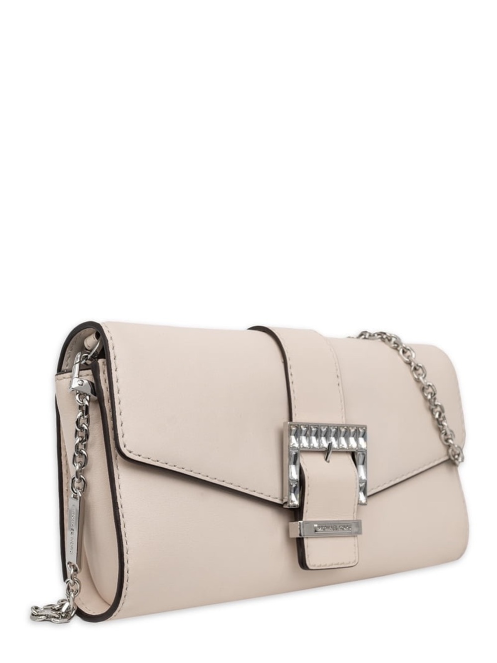 Michael Kors Cream Leather Chain Strap Crossbody